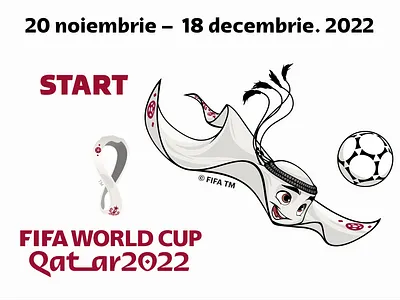 Cromatix post Start FIFA World CUP Qatar 2022 branding chisinau creative cromatix cromatix creative image lab cromatixlab design illustration logo moldova