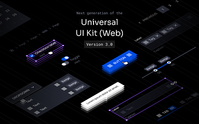 UNIVERSAL UI KIT (WEB) | Update to v3.0 123done auto layout button components design kit design system designsystem desktope elements figma interaction interactive kit templates ui ui kit uikit universal ui kit web wireframe