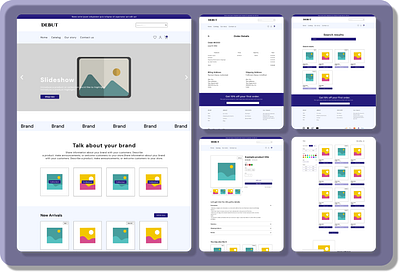 Shopify theme wireframe design adobe xd branding ecommerce figma graphic design illustration motion graphics online store shopify theme design vector web design wireframe