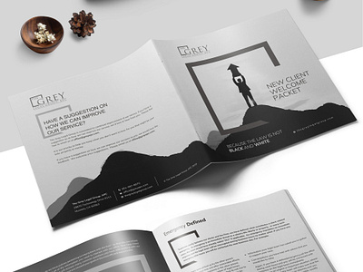 The grey brochure design branding brochure brochure design catalogue design flyer graphic design illustration logo print