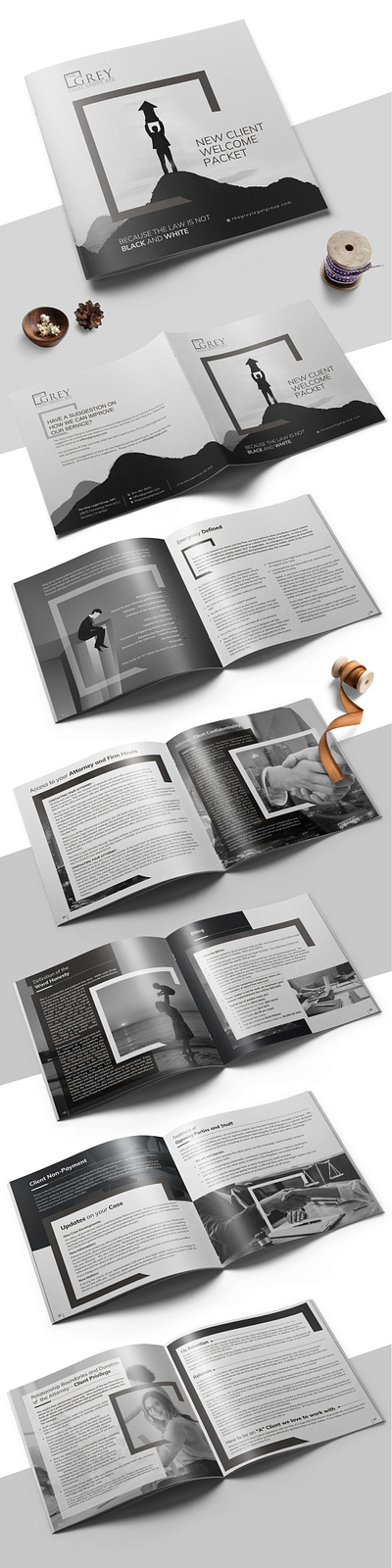 The grey brochure design branding brochure brochure design catalogue design flyer graphic design illustration logo print