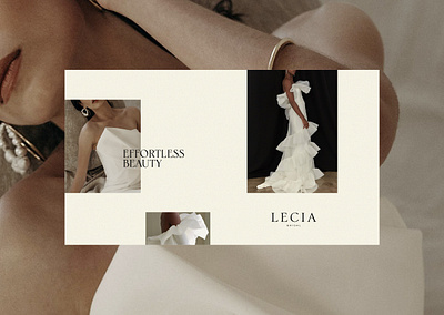 LECIA BRIDAL brand design brand identity brandguide branding bridal design illustration logo typogaphy