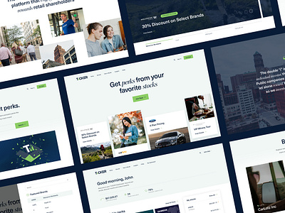 TiiCKER Fintech Website Design design finance fintech interface investing marketing website ui ui design ui ux uidesign user experience user interface ux ux design uxdesign web design webdesign website website design