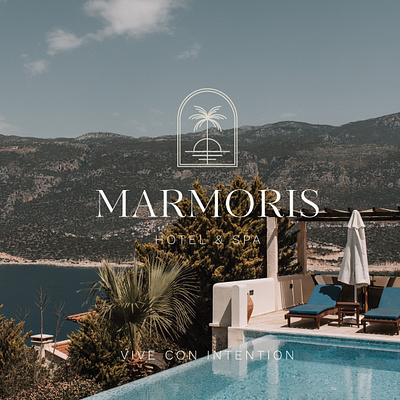 Brand Design for the luxury Hotel concept MARMORIS branding concept graphic design logo typography