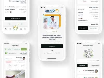 Medicare - Mobile app UI branding business clean ui design enterprise healthcare illustration logo medical ui ux white