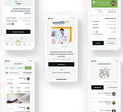 Medicare - Mobile app UI branding business clean ui design enterprise healthcare illustration logo medical ui ux white