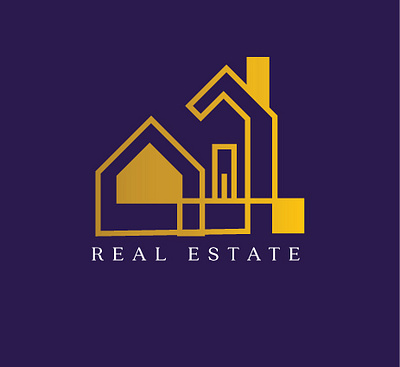 Real Estate Logo branding design graphic design ill illustration logo typography ui ux vector