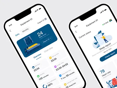 Healthy sleep monitoring APP healthy sleep monitoring healthy sleep monitoring app ui