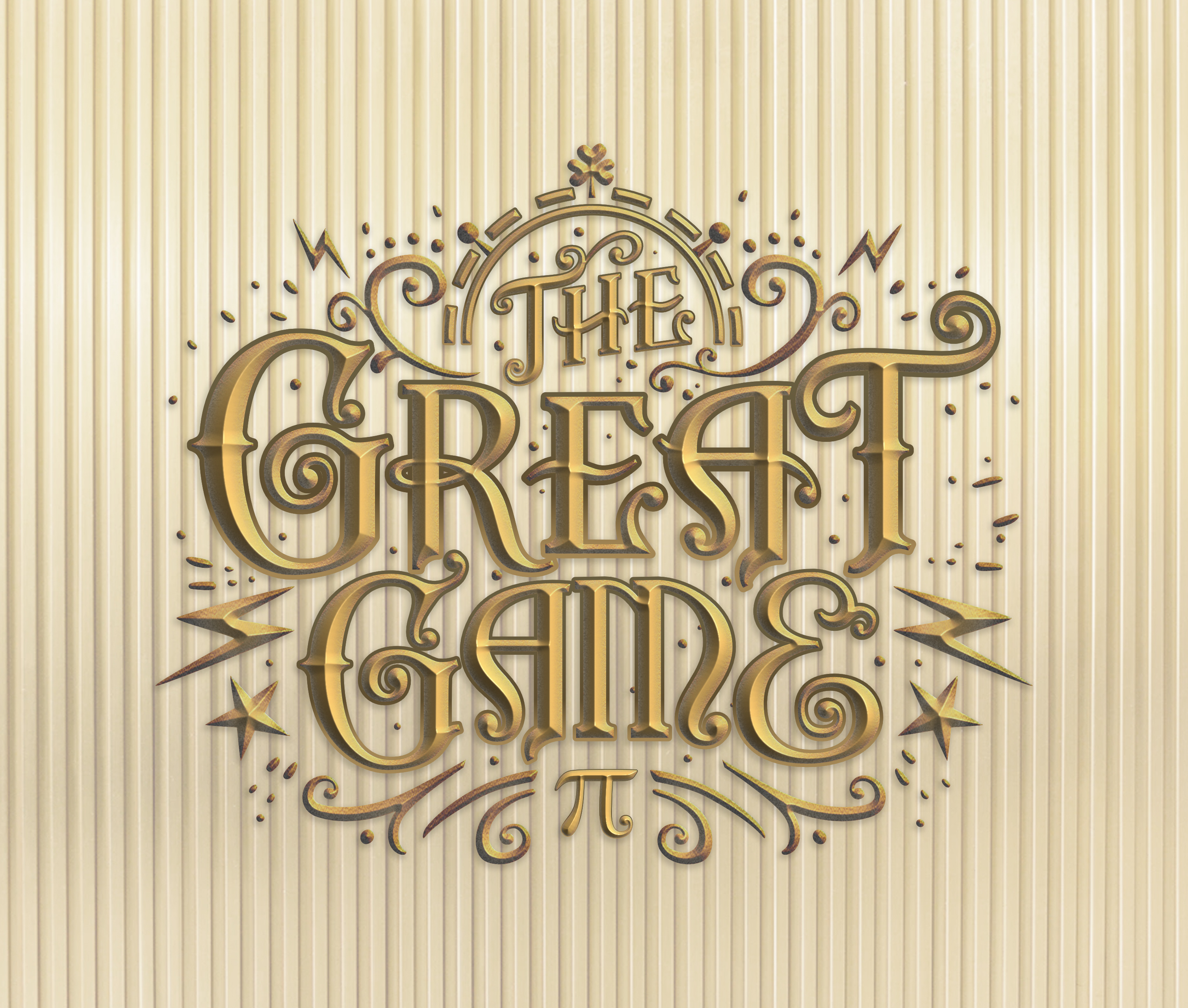 The Great Game branding graphic design hand lettering illustration typography