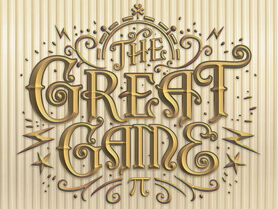 The Great Game branding graphic design hand lettering illustration typography