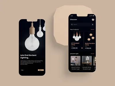 Best lighting apps app app design creative app dark app delivery app design ios lighting app lighting service luxury app modern app modern design ui ui design ui tols user experience user interface ux ux design ux tols