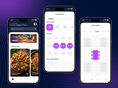 Restaurant Mobile App Development delivery app development design webkul mobile app development mobile app ui online ordering restaurant app restaurant app ui restaurant mobile app table booking table booking system ui ux webkul webkul design