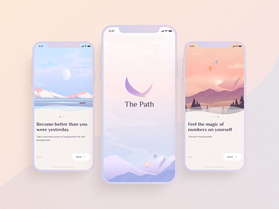The Path: Manage destiny - Numerology app after effects android app design figma illustration ios logo photoshop ui ux