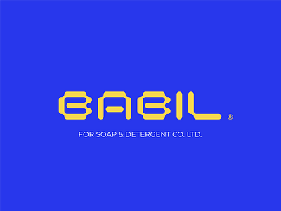 Babil | Wordmark bold designs brand brand identity brand recognition custom typography detergents household household products icon letterforms liquid logo mark minimal modern soaps symbol typography wordmarks