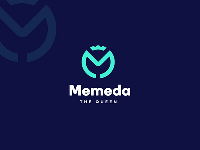 Memeda The Queen / Beauty /Geometric / M Monogram beauty logo branding logo business logo creative logo design geometric graphic designer logo graphicdesigner lettermark logo logo inspiration moogram