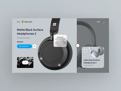 Surface 2 Headphone Landing branding design e commerce ecomerce ecommerce ecommerce ui illustration inspiration landing design landing page ui landing page ui design landing ui laning logo shop ui ui design ux ux design web