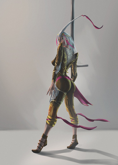 Walkyrie art character design digitalart digitalpainting fantasy illustration