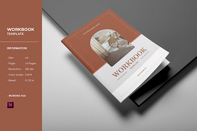 Workbook Template blogger book brochures clean content creator creative ebook ebook template email marketing indesign template magazine magazine layout minimal modern multipurpose brochure online education online marketing online shop work workbook