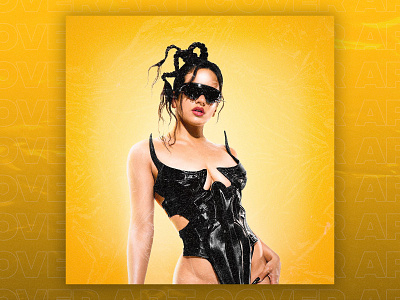 Rosalia - Cover Art album cover art design hiphop music photoshop rap