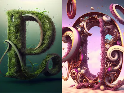 Typography series 3d ai alphabet graphic graphic design letter lettering o p poster q type typography