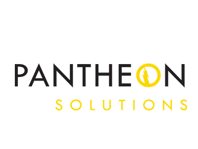 Pantheon Solutions art branding design graphic design illustration illustrator logo logotype tech typography