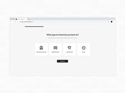 BlackoutPoetry.co for Schools Web App - User Onboarding Pages art blackout poetry design onboarding poems poetry steps ui user user onboarding web app web application