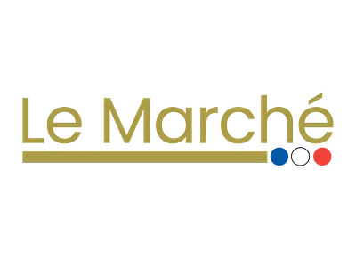 Le Marché art branding design graphic design illustration illustrator logo logotype shop typography