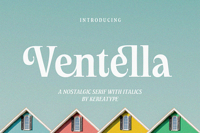 Ventella | Nostalgic Serif fashion