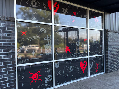 Window Vinyl Design System design system eat food hands hearts lightning vinyl window window design