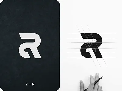 2R MONOGRAM LOGO 2r 2r logo awesome logo best best logo branding design identity logo monogram monogram design monogram logo