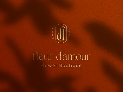 MONOGRAM LOGO/FLORIST LOGO/MINIMAL LOGO/BRANDING IDENTITY DESIGN branding branding concept design graphic design illustration logo logotype minimalist logo monogram ui