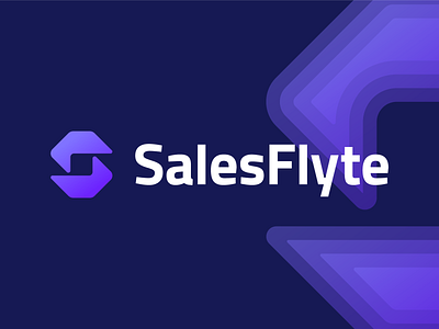 SalesFlyte - Logo Design Concept app logo brand identity branding business corporate crm grow identity identity design insurance agents logo logo design logo designer logotype mark media tech digital real estate s letter logo sales symbol