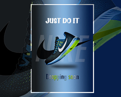 Nike Poster 3d adobe photoshop animation branding design graphic design illustration logo motion graphics photoshop poster poster design ui vector