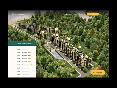 Heila Park design real estate startup ui web design website