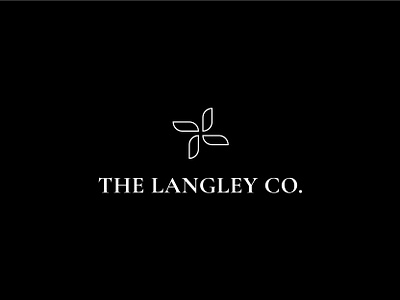 The Langley Co. Logo apparel boutique brand identity branding business design elegant feminine freelance design graphicdesign graphicdesigner jewelry label logo logo design logo designer logo mark minimal minimalist logo sustainable