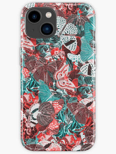 Redbubble iPhone case design of delicate flowers branding branding design design editing graphic design illustration illustrations illustrator logo ui vector