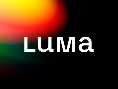 Luma Logotype Design ad advertising agency brand branding gradient identity influencer instagram logo logotype luma marketing minimalist social media studio tiktok type typography wordmark
