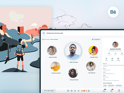 Huddle Case Study app design graphic design illustration interface minimal responsive ui user expe user interface ux vector web design website