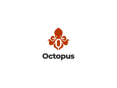 Octopus logo concept brand branding design graphic graphic design illustration logo ui ux vector