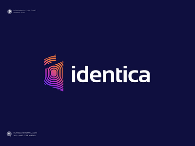 Identity Management Logo - Blockchain Technology - Web3 Logo blockchain technology branding design devices digital identity ecommerce fingerprint i letter logo identification identity management lettermark logo logo designer logodesign logos modern logo monogram security symbol web3