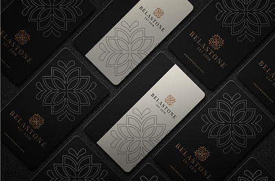 Belastone Card Design branding graphic design logo