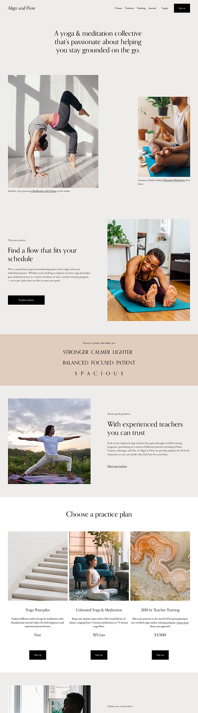 AlignFlow - Website Template - Squarespace clean colorful company corporate modern multipurpose multipurpose template photography pitch deck portfolio presentation squarespace squarespace design squarespace template studio template unique web design web development website