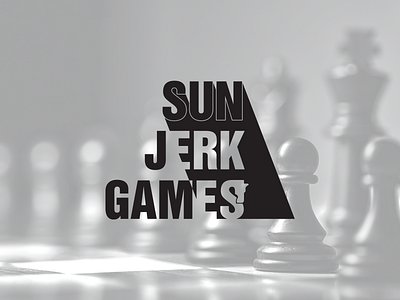 Logo Design for Sun Jerk Games 2d art 2d logo brand branding chess chess game design digital digital art game graphic design identity branding illustration logo logo design minimal modern vector