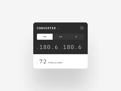 Unit Converter [Figma Plugin] converter design tools figma figma plugin minimalist pet project print toolkit tools units vr xr