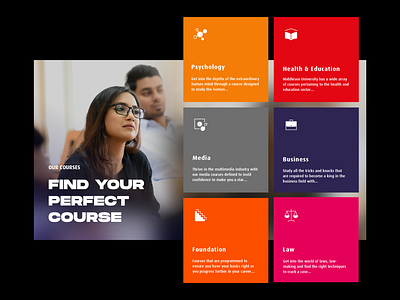 Middlesex University Dubai - University Website Design design education typography ui university ux website