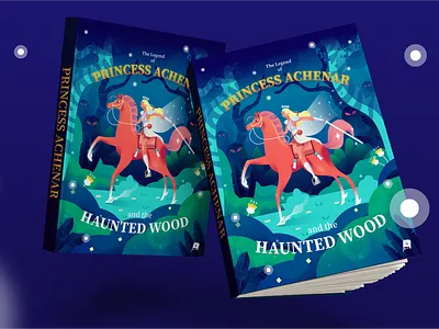 The Legend of Princess Achenar Cover Book Illustration character character design childrenbook childrenillustration coverbook coverbookillustration design fantasy illustration vector