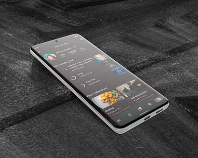 User Profile android app books dailyui design graphic design illustration material mobile ui user profile