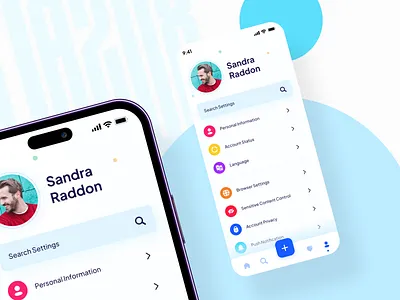User Profile Setting | Daily UI 007 app application branding daily ui 007 daily ui challenge design imtiazux ios minimalist mobile app mobile ui profile profile screen profile setting ui user experience user interface user profile setting ux visual design