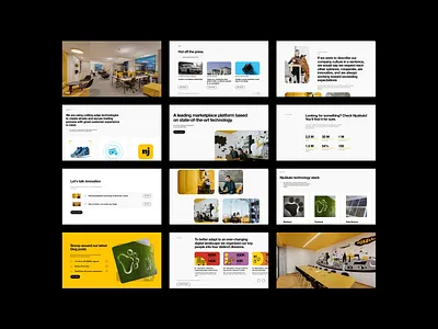 Njuškalo Company Website animation art direction design illustration motion graphics page typography ui web website
