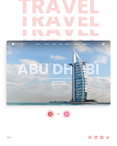 TRAVEL - Across the World - Website Design branding design figma illustration logo mobile ui ux vector website